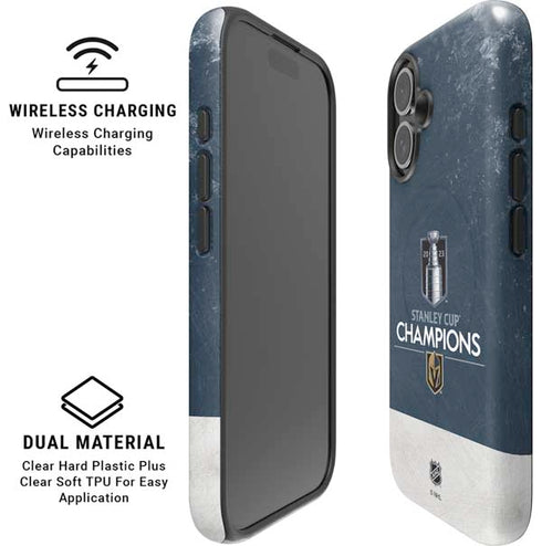 NHL Stanley Cup Champions 2023: Vegas Golden Knights iPhone 16 Plus Magsafe Impact Case